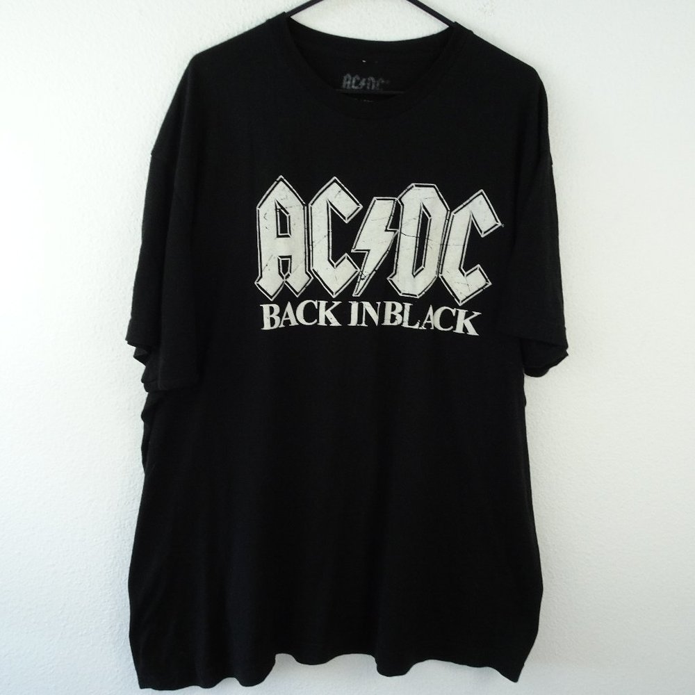 🌵 Men's AC & DC Black Tee Size 2XL